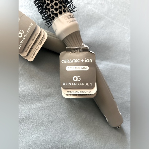 OLIVIA GARDEN CERAMIC ION THERMAL ROUND HAIRBRUSH - CI 35 - 1" INCH - Picture 2 of 3